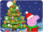 เกมส์หมูน้อยออกแบบต้นคริสต์มาส Peppa Pig Christmas Tree Deco Game