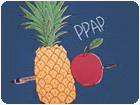 เกมส์โยนปากกาเสียบผลไม้พายแอปเปิ้ลเพน2 Pineapple Pen 2 Game