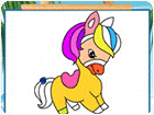 เกมส์ระบายสีม้าโพนี่4 Pony Coloring Book 4 Game