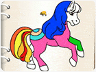 เกมส์ระบายสีม้าโพนี่ภาค5 Pony Coloring Book 5 Game