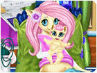 เกมส์ม้าโพนี่ฟลัตเตอร์ชายคลอดลูก Pony Fluttershy Baby Birth Game