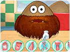 เกมส์โกนหนวดให้เจ้าพู Pou Shave Time Game