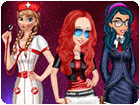 เกมส์แต่งตัวเจ้าหญิง3คนไปทำงาน Princess Career Choice Game