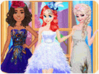 เกมส์แต่งตัวเจ้าหญิง3คนในชุดขนนก Princess Feather Style Dress Game