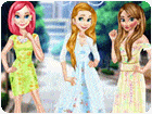 เกมส์แต่งตัวเจ้าหญิง3คนในชุดดอกไม้ Princess In Floral Dress Game