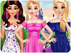 เกมส์แต่งตัวเจ้าหญิงดิสนีย์3คนในชุดเปิดไหล่ Princess Off The Shoulder Dress Game