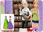 เกมส์เจ้าหญิงเอลซ่าแอนนาอ่านหนังสือวาดรูป Princess Read And Draw Game