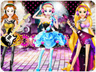 เกมส์แต่งตัวเจ้าหญิง3คนเป็นร็อคสตาร์ Princess Rock Star Party Game