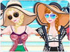 เกมส์เจ้าหญิงดิสนีย์4คนไปอาบแดดทำผิวสีแทน Princess Summer Tans Game