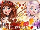 เกมส์ปาร์ตี้ฤดูใบไม้ร่วงของเจ้าหญิงหิมะ Princesses BFFs Fall Party