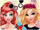 เกมส์แต่งตัวแอเรียลกับราพันเซลเที่ยวปารีส Princesses BFFs In Paris