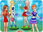 เกมส์แต่งตัวเจ้าหญิงไปเชียร์บาสเก็ตบอล Princesses Basketball Team Cheerleader Game