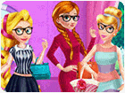 เกมส์แต่งตัวเจ้าหญิง3คนไปทำงาน Princesses Business Dress Game