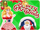 เกมส์เจ้าหญิงออกแบบการ์ดวันคริสต์มาส Princesses Christmas Card Decoration Game