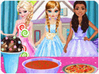 เกมส์เจ้าหญิงดิสนีย์3คนแข่งทำอาหาร Princesses Cooking Competition Game