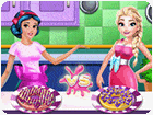 เกมส์เจ้าหญิงจัสมินกับเอลซ่าแข่งทำอาหาร Princesses Cooking Contest Game