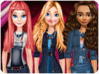 เกมส์แต่งตัวเจ้าหญิง3คนในชุดแฟชั่นยีนส์เดนิม Princesses Denim Style Fashion Game