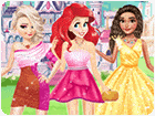 เกมส์แต่งตัวเจ้าหญิง3คนชุดโชว์ไหล่ Princesses Different Shoulder Dress Game