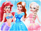 เกมส์แต่งตัวเจ้าหญิงเป็นเจ้าสาว3สไตล์ Princesses Different Style Wedding Game