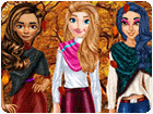 เกมส์แต่งตัวเจ้าหญิง3คนในฤดูใบไม้ร่วง Princesses Fall Fashion Game