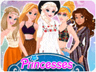 เกมส์แต่งตัวเจ้าหญิง5คนไปเที่ยวงานเทศกาล Princesses Festival Fun