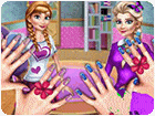 เกมส์ทำสปาแต่งเล็บให้เจ้าหญิง Princesses Nails Salon Game