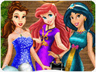 เกมส์แต่งตัวเจ้าหญิง3คนไปงานปีใหม่ Princesses New Year Ball Game
