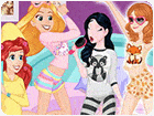 เกมส์แต่งตัวเจ้าหญิง4คนในปาร์ตี้ชุดนอน Princesses Pj Party Game