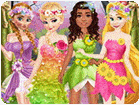 เกมส์แต่งตัวเจ้าหญิง4คนในฤดูใบไม้ผลิ Princesses Spring Sightseeing Game