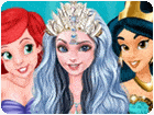 เกมส์เจ้าหญิงดิสนีย์เป็นนางเงือก Princesses Underwater Sleepover Game