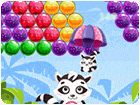 เกมส์จับคู่ยิงลูกบอลช่วยแร็คคูน Raccoon Rescue Game