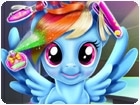 เกมส์ตัดผมเรนโบว์โพนี่ Rainbow Pony Real Haircuts