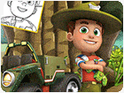 เกมส์ระบายสีการ์ตูนเรนเจอร์บ็อบ Ranger Bob Coloring Book