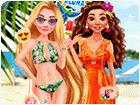 เกมส์แต่งตัวราพันเซลกับโมอาน่าไปเที่ยวทะเลซัมเมอร์ Rapunzel And Moana Summer Vacation Game