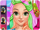 เกมส์ทำสีผมให้ราพันเซล Rapunzel Dye Hair Design Game