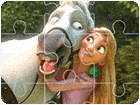 เกมส์จิ๊กซอว์เจ้าหญิงผมยาวราพันเซล Rapunzel Jigsaw Game