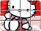 เกมส์จิ๊กซอว์สไลด์ฮัลโหลคิตตี้ Red Hello Kitty Sliding Game