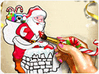 เกมส์ระบายสีซานต้าครอส Santa Christmas Coloring