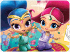 เกมส์ระบายสีชิมเมอร์แอนด์ชายน์ Shimmer And Shine Pencil Coloring