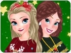 เกมส์แต่งเสื้อสเวตเตอร์ให้เจ้าหญิงหิมะ Sisters Ugly Xmas Sweater