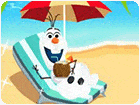 เกมส์ตุ๊กตาหิมะโอลาฟไปเที่ยวทะเล Snow Po Seaside Holiday Game