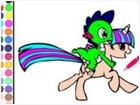 เกมส์ระบายสีมายลิตเติ้ลโพนี่ Spike My Little Pony