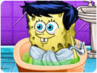 เกมส์อาบน้ำให้กับสป็องบ็อบเบบี้ Spongebob Baby Bathing Game