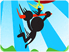 เกมส์ตัวเส้นโหนสลิงกระโดดสุดมัน Stickman Jumping Game