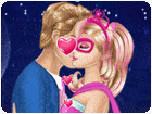 เกมส์จูบซุปเปอร์บาร์บี้ Super Barbies Love Kiss Game