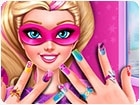 เกมส์ทำเล็บซุปเปอร์บาร์บี้ Superhero Doll Manicure