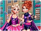 เกมส์แต่งตัวซุปเปอร์เอลซ่ากับแอนนาฤดูใบไม้ผลิ Superhero Spring Princess Dress up