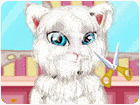 เกมส์ตัดขนแมวพูดได้แองเจล่า Talking Angela Shaving Game