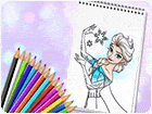 เกมส์ระบายสีรูปเจ้าหญิง Amazing Princess Coloring Book Game