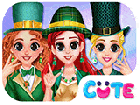 เกมส์แต่งตัวเจ้าหญิง3คนวันนักบุญแพทริค BFF St. Patricks Day Preparation Game